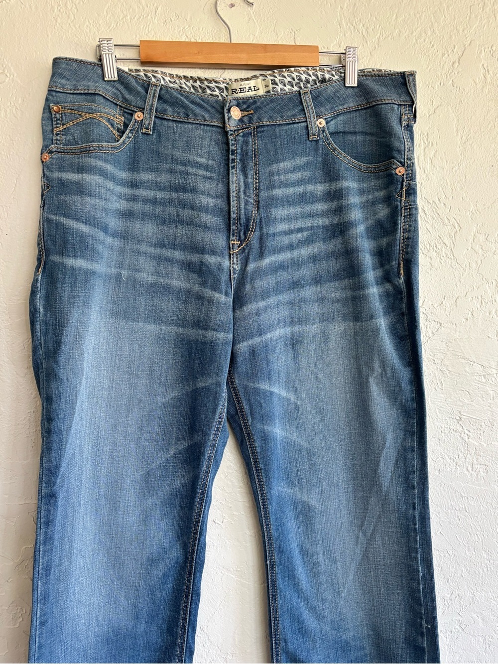 NWT Ariat REAL Daniela High Rise Boot Cut Jeans 34R Western Cowgirl